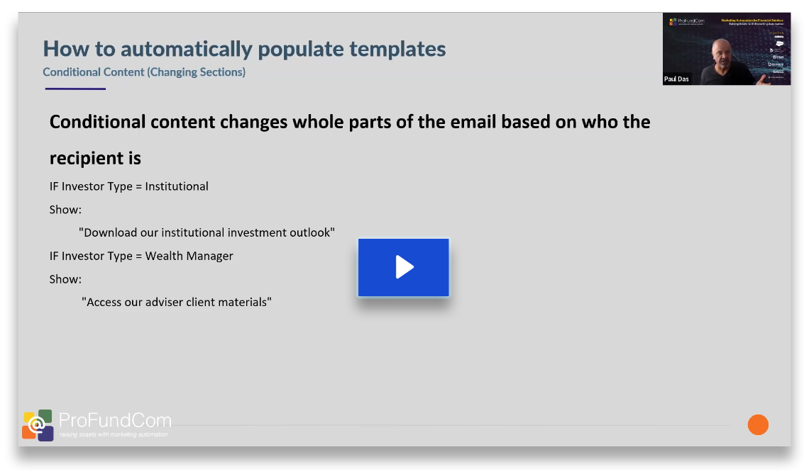How to automatically populate templates